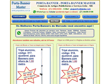 Tablet Screenshot of porta-banners.com